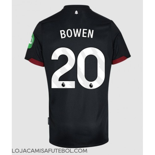 Camisa de Futebol West Ham United Jarrod Bowen #20 Equipamento Secundário 2024-25 Manga Curta